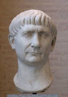 Trajan Roman Emperor reigned 98-117 CE  Glyptothek Munich    found in Ostia 1803